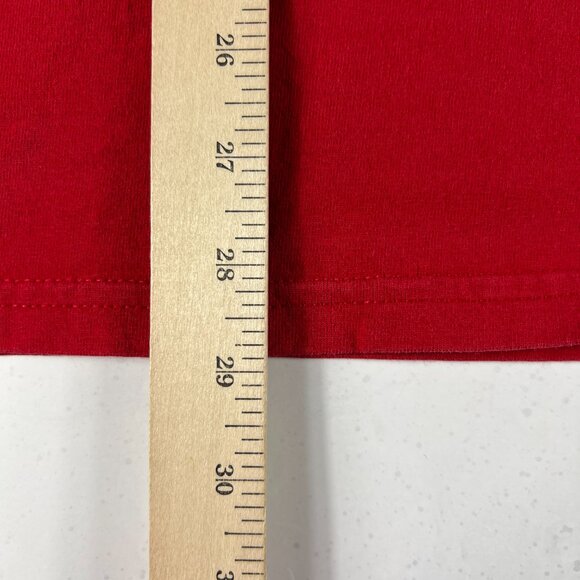 VTG Mossimo Skateboarding Shirt Fits Medium Red Faded Short Sleeve USA Tag L - Picture 9 of 11